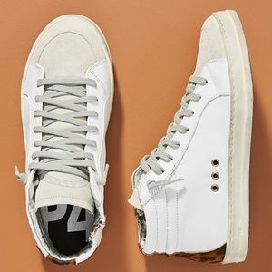 P448 Leopard High-Top Sneakers NWT